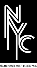 t shirt graphics, tee print design. 	
New york city slogan/ Vector art template