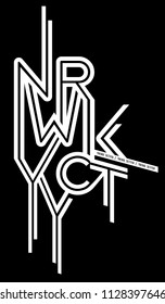 t shirt graphics, tee print design. 	
New york city slogan/ Vector art template