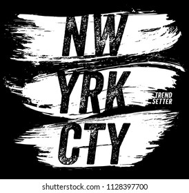 t shirt graphics, tee print design. 	
New york city slogan/ Vector art template