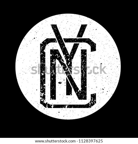 t shirt graphics, tee print design. 	
New york city slogan/ Vector art template
