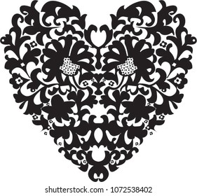 T Shirt Heart Gothic Stock Vector (Royalty Free) 1072538402 | Shutterstock