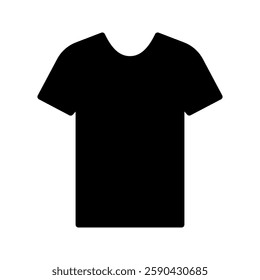 T shirt icon color editable on white background