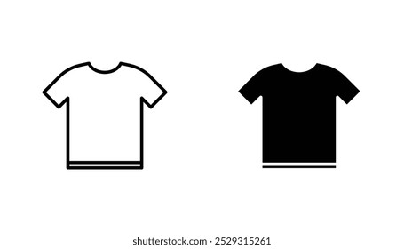 Concepto de icono de camiseta. Vector de acciones