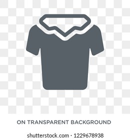 T shirt icon. T shirt design concept from Clothes collection. Simple element vector illustration on transparent background.