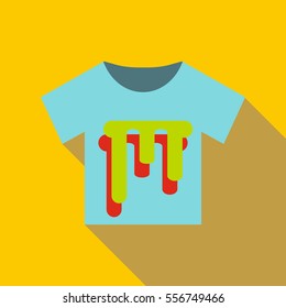 T shirt icon. Flat illustration of T shirt vector icon for web