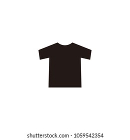 T shirt icon isolated on white background