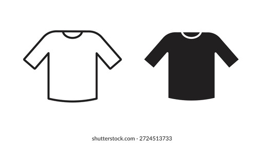 T shirt icon in simple flat trend modern graphic design abstract logotype element