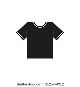 T shirt icon. Simple vector illustration on a white background.