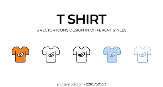Icono de la camiseta. Adecuado para diseño de páginas Web, aplicaciones móviles, UI, UX y GUI.