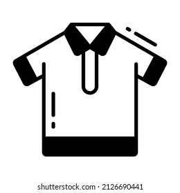 T shirt icon, trendy Style, Isolated on White Background, Stock vector illustrations.