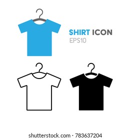 T shirt icon vector