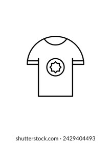  t shirt icon, vector best line icon.