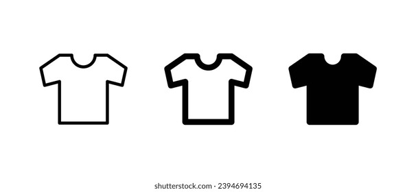 T shirt icon vector illustration for web, ui, and mobile apps