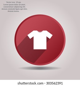 T shirt Icon icon, vector illustration. Flat design style