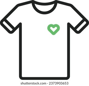 T Shirt Symbol Vektorbild. Geeignet für mobile Applikationen und Printmedien.
