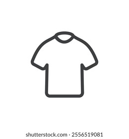 T shirt icon Vector logo outline