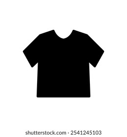 T-Shirt, Hemdsymbol, Vektor auf weißem Hintergrund