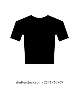 T - shirt icon vector on white background