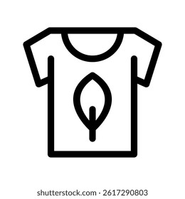 T Shirt Icon Vector Symbol Design Illustration