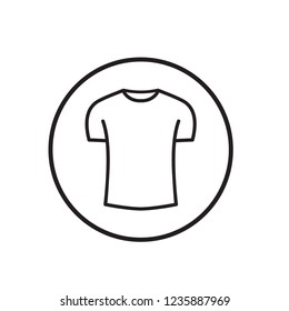 T Shirt Icon Vector Trendy Logo Template