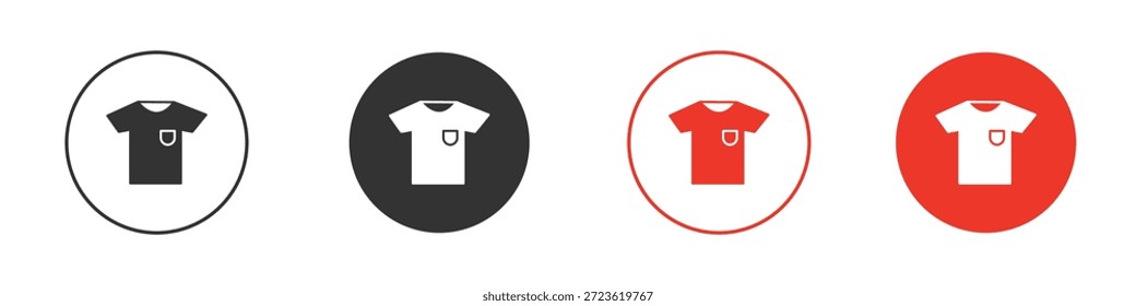 Icono de la camiseta. diseño de Vector de Web