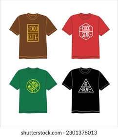 T shirt Image Vector illustration for your textile Design