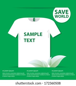 t shirt isolated for your design