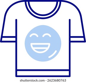 T shirt Line vector Icon Design