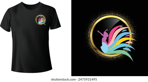 T- Shirt Logo design, themes, template, and downloadable. custom T-shirt Design.