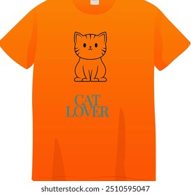  t- shirt  is mainly produced by cat lover