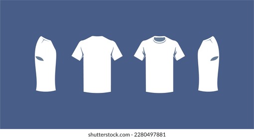Camiseta que se burla de delante, atrás y costados