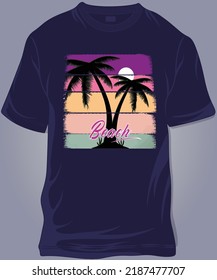 t- shirt on Beachy theme