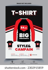 t shirt sale for social media instagram post or banner template design.