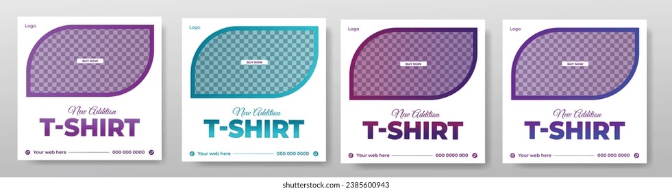 t shirt sale for social media post or square banner template design