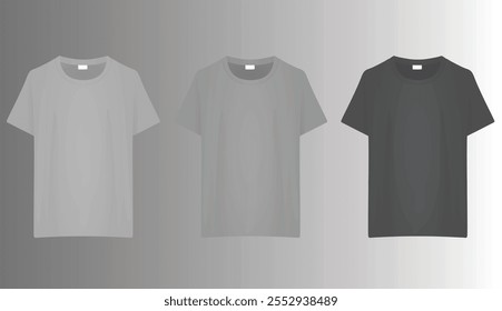 Conjunto de camiseta. Ilustración vectorial