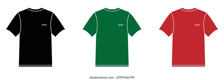 T shirt silhouette isolated on white background. T shirt icon vector illustration design.  Vector Illustration .
