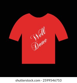 T shirt silhouette isolated on white background. T shirt icon vector illustration design.  Vector Illustration .