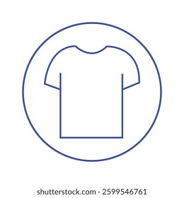 T shirt silhouette isolated on white background. T shirt icon vector illustration design.  Vector Illustration .