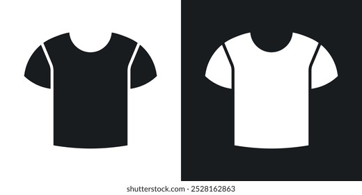 T shirt solid vector icon pack