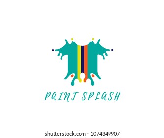  T shirt splash logo