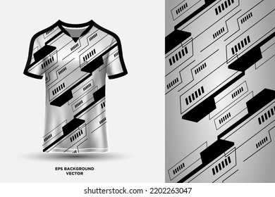 T shirt sports abstract jersey suitable for racing, soccer, gaming, motocross and e sports