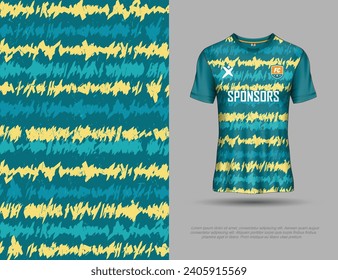 T shirt sports texture background template for soccer jersey, motocross, cycling, football, gaming.