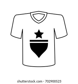 t shirt with star icon image