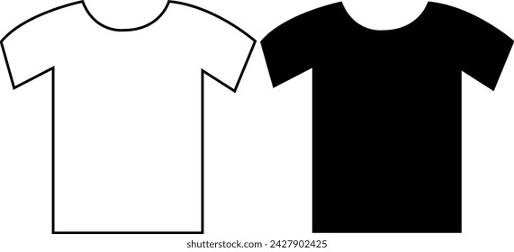 t shirt template and icon