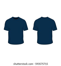 Download Navy Blue T Shirt Template Hd Stock Images Shutterstock