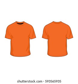 t shirt template orange