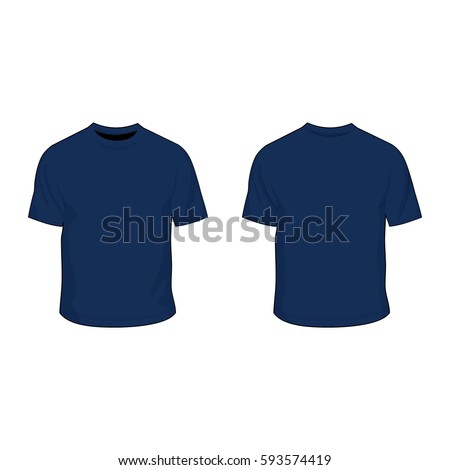 t shirt vector uniform Uniform Template T Stock Vector Navy (Royalty Shirt Free