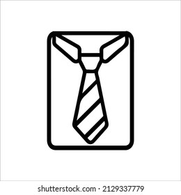 Camiseta o icono de corbata