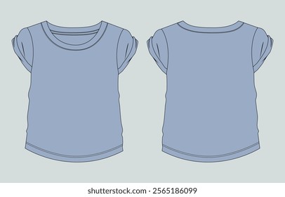 T shirt tops Clothing design vector illustration template for kids baby girls
