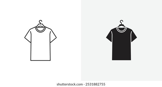 T shirt vecor icon set. Stock vector illustrator. EPS 10